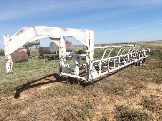 5 Bale Gooseneck Trailer Repairs Required- No Title
