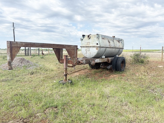 Gooseneck Water Trailer, No Title