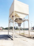 30 Ton Overhead Cake Bin, 2 Compartments with Scale Bin