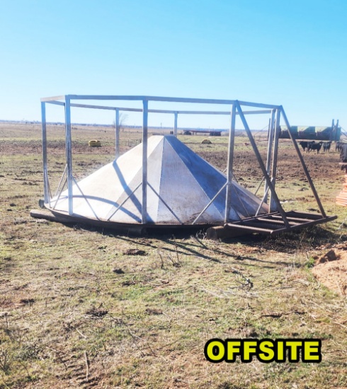 OFFSITE: 14.5-ft. Grain Bin Cone. Never used.
