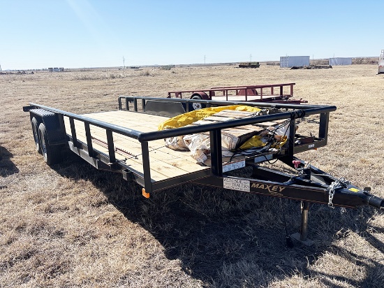 Maxey 18ft Pipe Top Utility, MSO FOR TITLE. Mostly kept in Barn