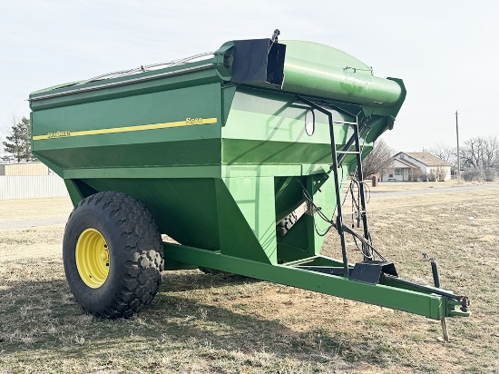 J M 500 Bu Cart, Near New Rubber, Rear camera, 1000 Small PTO ( Deere Paint)