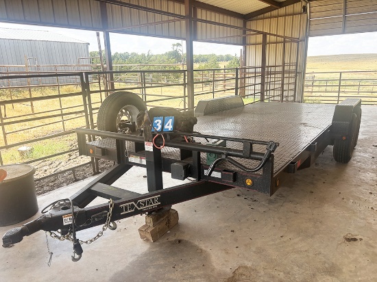Tex-Star Car Hauler 20ft with 82in inside, Winch, Control, Good Cond, Barn Kept. Bill of Sale