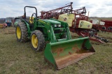 JD 5075 TRACTOR W/553 LOADER