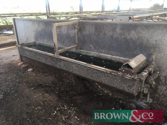 2 No. 10' Tip Out Water Troughs