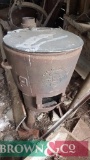 Cast Iron burner / smelter (Swill Boiler). Location: near Fakenham, Norfolk