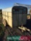 Livestock trailer converted to shoot trailer