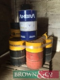 5No. 200ltr Oil Barrels