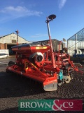 2008 KRM Magnum 4000 power harrow with packer roller and clod board. Serial No: 22758. With