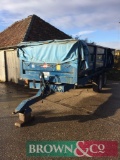 1989 AS Marston ACE Fen 10 SP tandem axle grain trailer with hydraulic tailgate and grain chute on