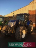 2011 New Holland T7.270 Blue Power Auto Command 4wd 50kph tractor with air brakes, cab suspension,