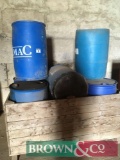 8No. 200ltr Plastic Barrels
