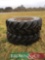 Pair Michelin 480/70R34 wheels and tyres