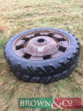 Michelin 9.5 44 Bibagrip 3 wheels and tyres