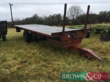 25ft bale trailer, single axle