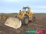 JCB 1750 loading shovel on Armstrong 17.5-25 wheels and tyres. Reg: Q460 BAL. Serial No: 3907.
