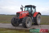 2007 Massey Ferguson 6490 Dyna 6 on 600/65R28 front and 710/70/R38 rear wheels and tyres. 40Kph