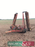 Vaderstad vertical folding rolls (6m), HV Series, plus spare rings and washers.