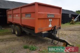 Griffiths GPR 100 twin axle 10T grain trailer