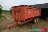 Easterby twin axle 10T grain trailer