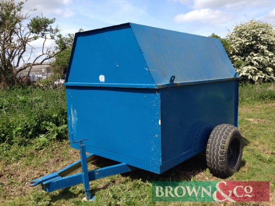 2000L diesel bowser on wheels