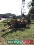 2001 Simba Solo 300 Cultivator, hydraulic re-set pro lift tines, good discs front and rear, DD