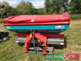 2001 Reco Sulky DPX 18/28 metre Fertiliser Spreader c/w Hopper Extension and Cover