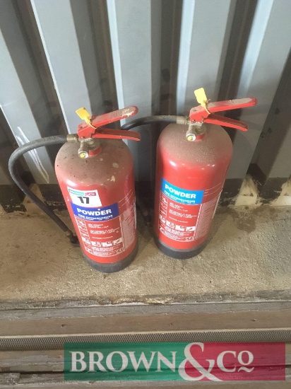 Quantity fire extinguishers