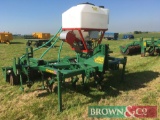 2012 Cousins V Form Soil Loosener 7 leg 3.5m subsoiler with Micro Wing legs, zonal packer and
