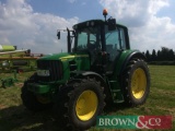2012 John Deere 6430 Premium 4wd Power Quad TLS tractor with immobiliser and Datatagged. Reg No: