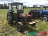 1960 Fordson Dexta with Lambourne cab. Reg No: 4835 NG. Serial No: 57E42115. Non-runner.