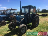 1976 Ford 4600 2wd tractor with Lambourne cab and loader brackets on 7.5-16 front and 12.4R36 rear