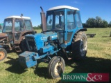 1978 Ford 6600 2wd tractor with Q cab and 9No. 45kg front wafer weights on 7.5-16 front and 13.6-38