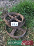 Quantity cast iron wheels