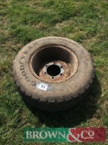 Single Goodyear 340/65r18 wheel and tyre