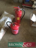 Qty fire extinguishers