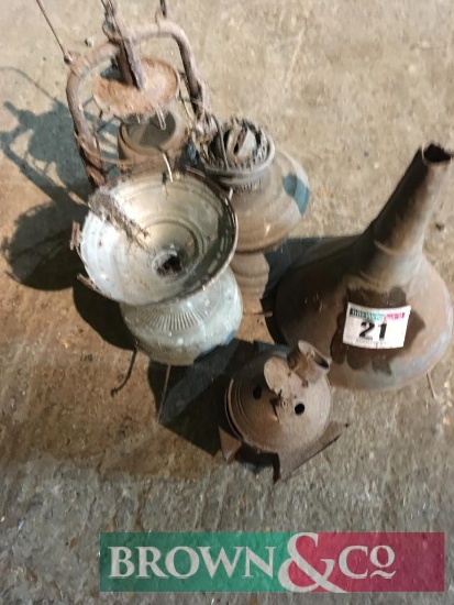 Paraffin Lamps plus Funnel