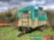 Beaters trailer, single axle with side windows and tarpaulin top