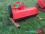 Vogel & Noot Mastercut TK140 flail mower with manual side shift. Serial No: 260867