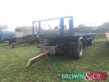 Bale trailer 40ft tandem axle with rear rave and dolly.