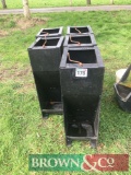 5No. Bliby single space finishing feeders