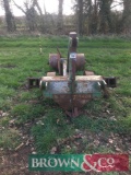 Heavy duty single leg mole plough
