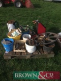 Quantity workshop tools and miscellaneous spares