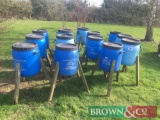 Quantity poultry feeders