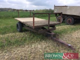 Flat trailer, 10ft on 10.5/65-16 wheels and tyres