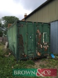 20ft insulated container with aluminium floor and air vents