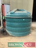 5000l bunded diesel tank with electric pump and delivery hose. Manual in office