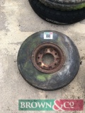 Single 6.00-9 wheel and tyre