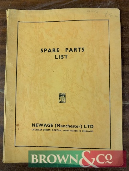 Newage Spare Parts List
