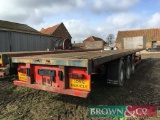Montracon Tasker 40ft Articulated Straw Trailer